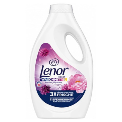 Гель для стирки цветных вещей Lenor Amethyst Blossom Dream, 1000 мл (20 стирок)